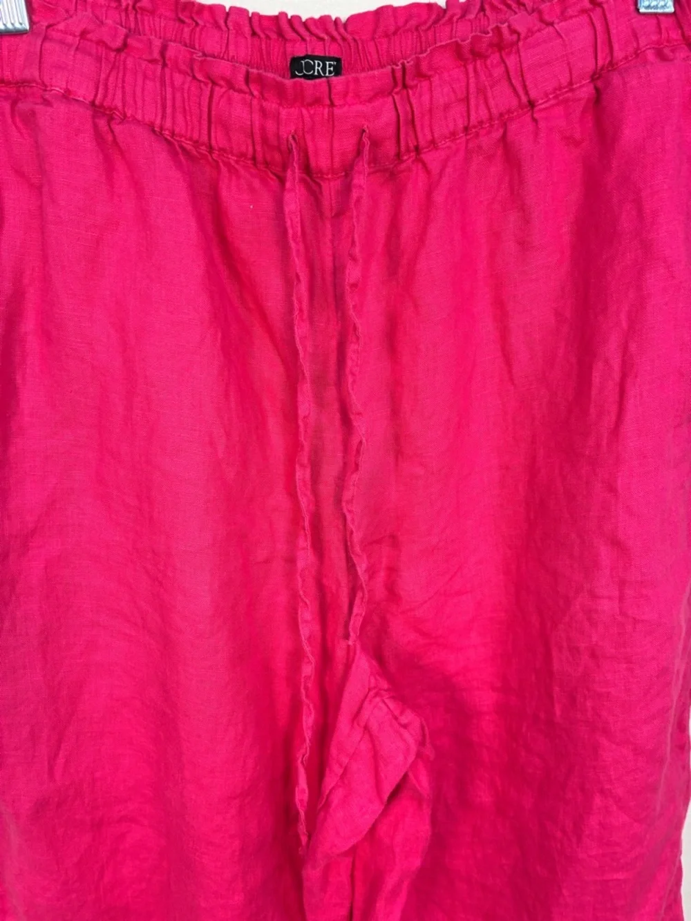 J.Crew 100% Linen Wide Leg Pull On Pants - Picture 11 of 11